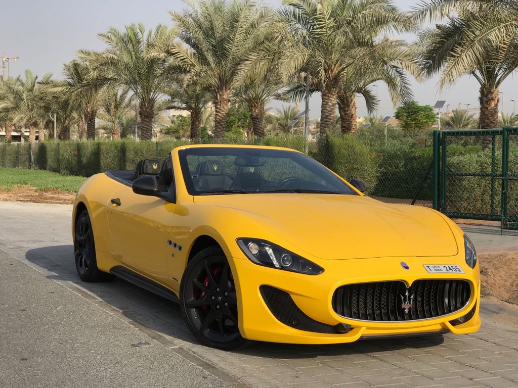 Rent Maserati GranCabrio in Dubai