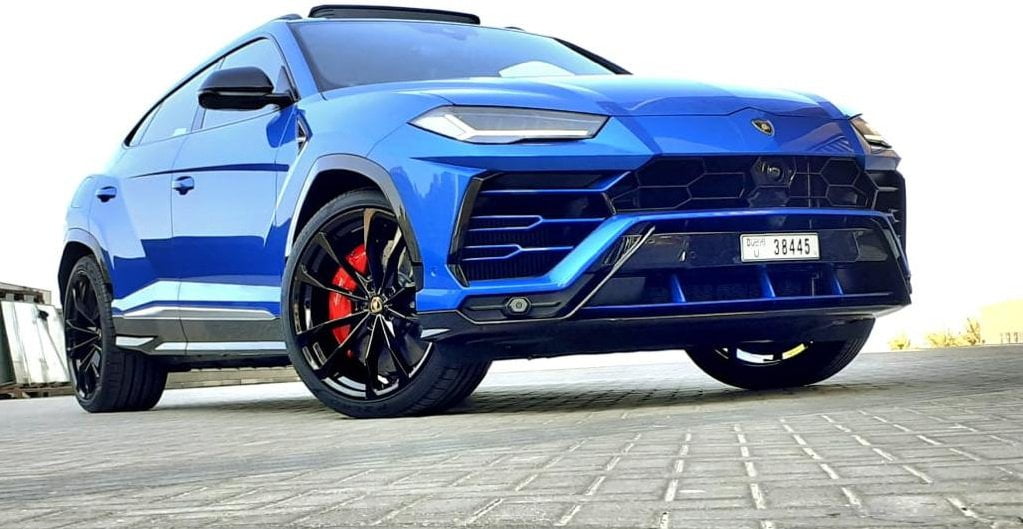 Lamborghini urus 2020 blue - Rent a luxury car